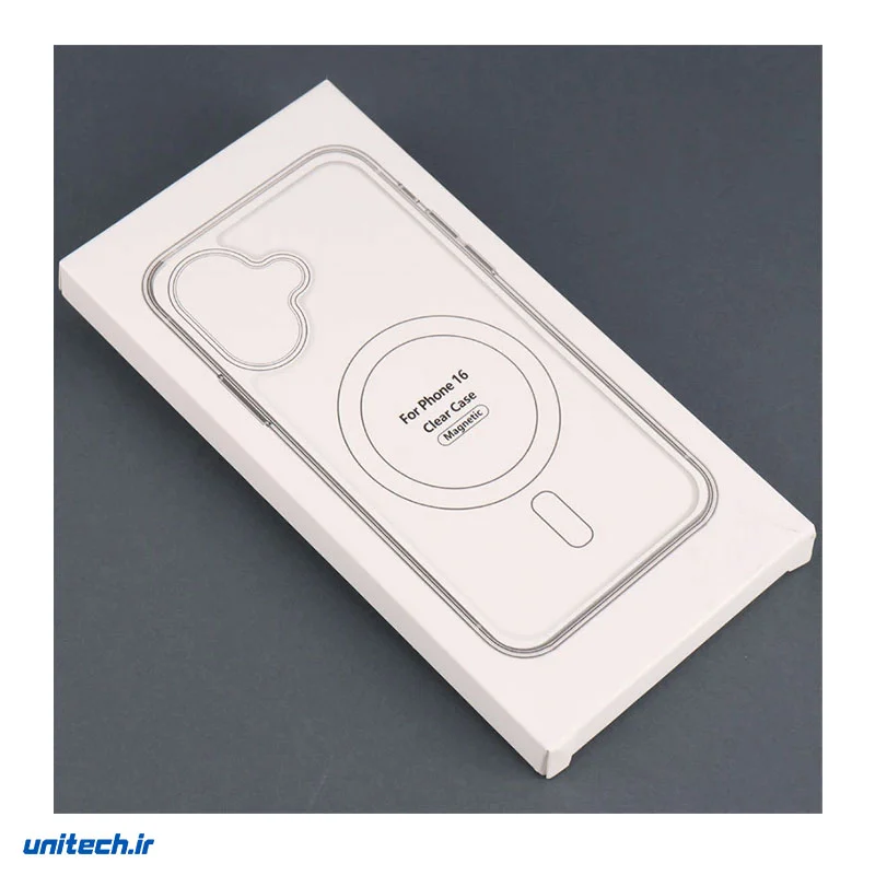 قاب ضد ضربه مگ سیف Clear Case Magnetic آیفون iPhone 16 (3)